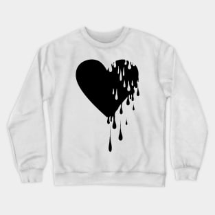 Bleeding Black Heart Crewneck Sweatshirt